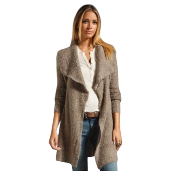 JOIE Yanet Drape Front Long Cardigan in Topaz Size  Size XS - Picture 2 of 6